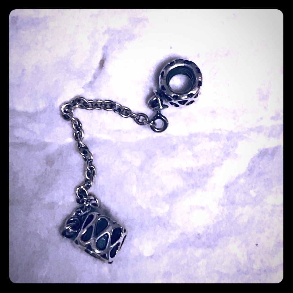Pandora rain drop safety chain